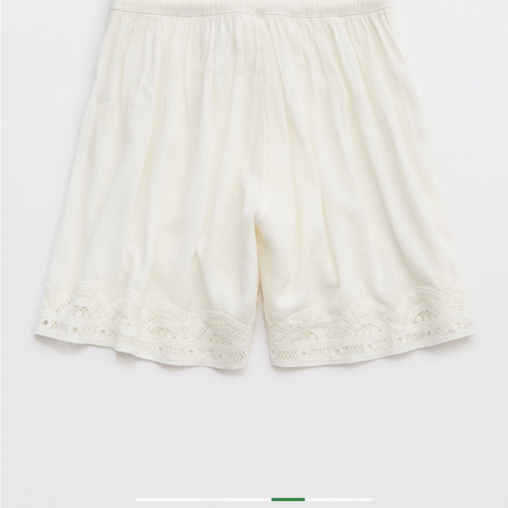 NWT Aerie Lace Trim oversized Women's sleep Shorts - Picture 6 of 8